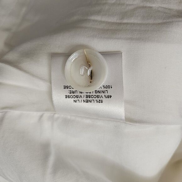 JUDITH & CHARLES Sz 6 White Blazer - Picture 8 of 8